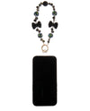 Crystal Mobile Phone Charms & Straps BLACK BOW 