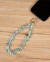Crystal Mobile Phone Charms & Straps LIGHT BLUE