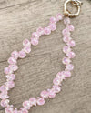 Crystal Mobile Phone Charms & Straps PALE PINK