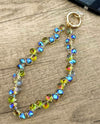 Crystal Mobile Phone Charms & Straps RED-GREEN