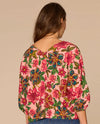DEMOCRACY B9712J83E KIMONO SLEEVE PRINTED TOP pink