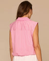 DEMOCRACY B9752UN3E BUTTON DOWN FRONT PLACKET WITH STRIPES pink