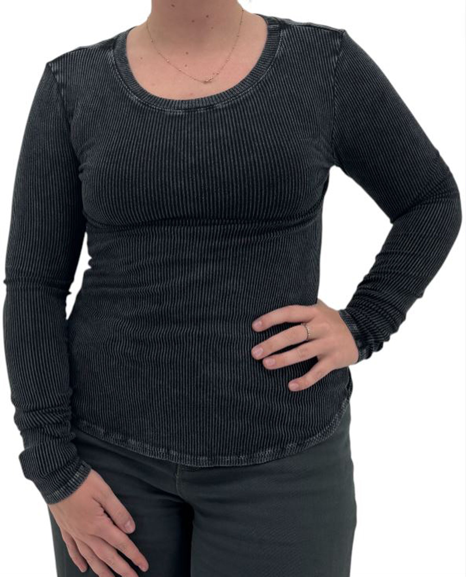 トップス no maintenance 2025ss ribbed long sleeve DEXTEROUS RIBBED LONG SLEEVE T-SHIRT