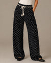 DICTIONARY DV33049Z BLACK PANT WITH WHITE DOTS