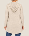 DJK31918Z POCKET DUSTER WITH HOOD HEATHER OATMEAL