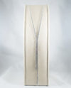 DOUBLE ROW KRISTIE NECKLACE SILVER/CLEAR