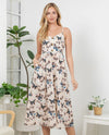 DR-2672 COSMIC BUTTERFLY PRINT CAMI DRESS pink