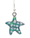 RAIN E4500S BLUE AB STARFISH EARRING