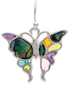 RAIN E4940S SHELL BUTTERFLY EARRING