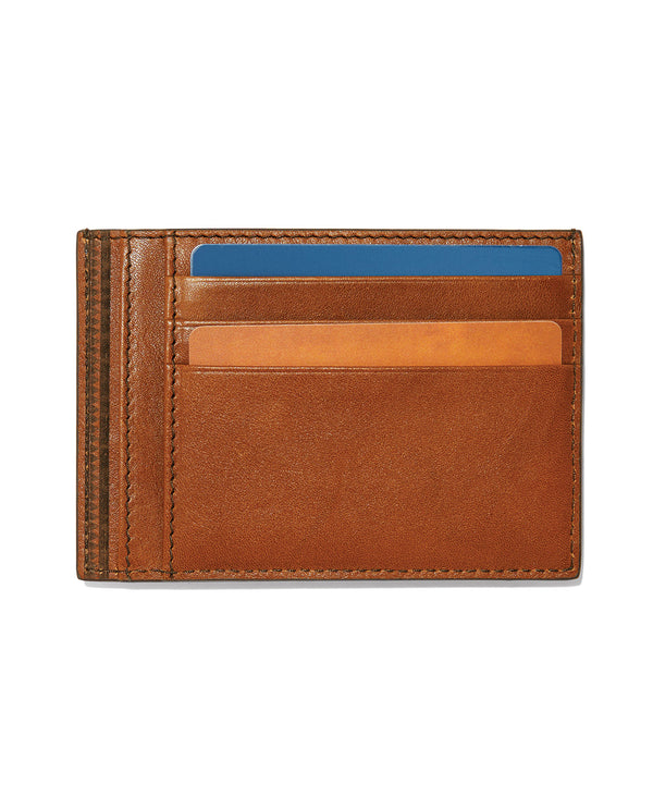 BRIGHTON E55318 FERRARA LA BELLEZZA CARD CASE RUSSET
