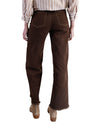 EASEL EB57006 FRAYED STRETCH JEAN coffee