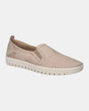 EASY STREET 31-3718 FRESH SLIP ON SNEAKER CHAMPANGE SNAKE SKIN