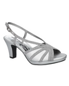EASY STREET 31-64 STARLIGHT SPARKLE HEEL SILVER