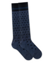 EF-ZENWS MERINO WOOL KNEE HIGH COMPRESSION SOCKS BLUE