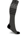 EF-ZENWS MERINO WOOL KNEE HIGH COMPRESSION SOCKS DARK GREY