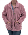 ERIKA ANN-EM5491 BTTN FRONT SHERPA JACKET