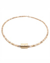 ERIN GRAY N-HS-BRL HEISHI MATTE GOLD BARREL NECKLACE NATURAL