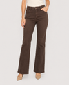 ETHYL 75CHO STRAIGHT LEG JEANS CHOCOLATE 