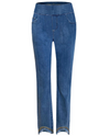 ETHYL P14BWE PULL-ON JEAN W/ ANKLE EMBROIDERY