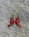 EX7431 CARDINAL PAVE EARRINGS
