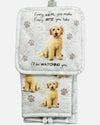 E&S 311-134 GOLDENDOODLE OVEN MITT SET