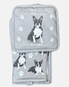 E&S 311-76 BOSTON TERRIER OVEN MITT SET
