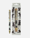 E&S PETS 736-21 LABRADOR BLACK BALLPOINT PEN