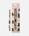 E&S PETS 736-32 BLACK PUG BALLPOINT PEN