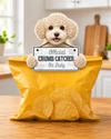 E & S WHITE POODLE CHIP CLIP 247-28