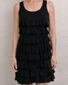 FASHQUE D760 CHA CHA DRESS BLACK
