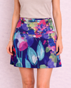 FASHQUE SK2013-8024 SKORT W/ POCKETS PURPLE