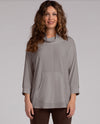 SYMPLI-F24  FB22330-5 MOVE PULLOVER W/ELASTIC CUFF TAUPE