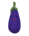 FELT KEYCHAIN EGGPLANT