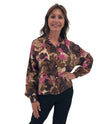 FLORAL PRINT BLOUSE OS