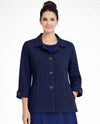 FOCUS JT-105 TEXTURED JACKET WITH POCKETS slate blue