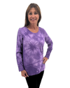 FOCUS SHIRT-TAIL SWING TOP TS112 PLUM PASSION
