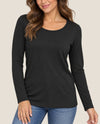 FOCUS T-28  LONG SLEEVE COTTON T-SHIRT black