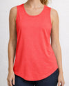FOCUS T-47 COTTON TANK TOP CORAL