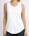 FOCUS T-47 COTTON TANK TOP WHITE