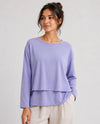 FOCUS TS115 ROUND NECK LAVENDER TOP