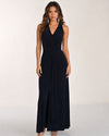 FRANK LYMAN 268012 SLEEVELESS V-NECK DRESS MIDNIGHT