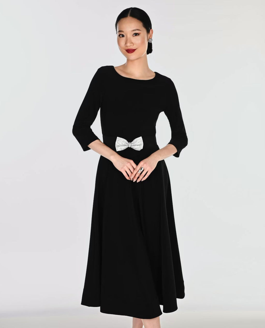 FRANK LYMAN DRESS 269009 KNIT WITH BELT