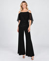 FRANK LYMMAN 269021 KNIT JUMPSUIT BLACK