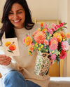 FRESHCUT PAPER 7309 DAHLIA SUNRISE