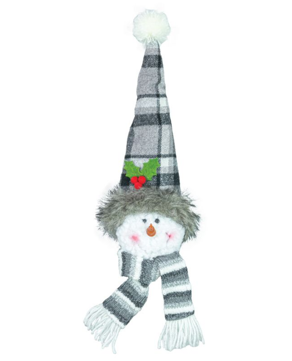 FROSTY SNOWMAN HEAD ORNAMENT 15601 TOBAGGAN