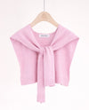 FS40196 PREPPY MOCK SWEATER WRAP pink