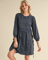 JODIFL G13238 SWEATSHIRT DRESS NAVY