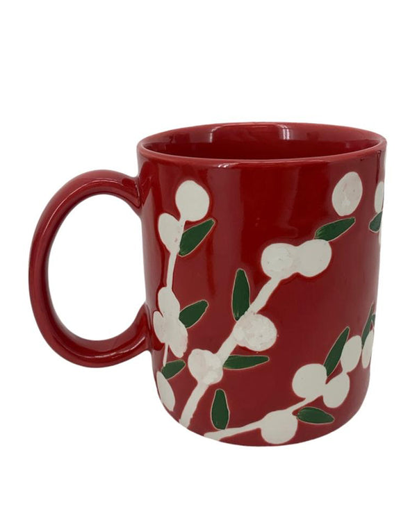 TAG G18480 EMBOSSED SPRIG MUG