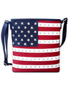 G605AGB FLAG CROSS BODY BAG NAVY