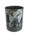 CHRISTMAS VOTIVE HOLDER G8357 CABIN